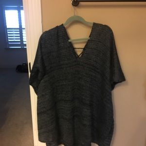 Tops - Poncho sweater Tops - Poncho sweater